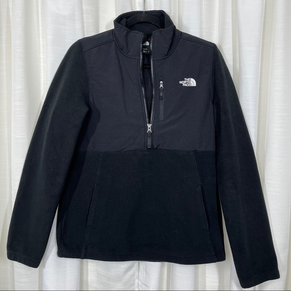 The North Face black 1/2 zip fleece jacket NWUT - Picture 1 of 7